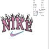 nike embroidery design