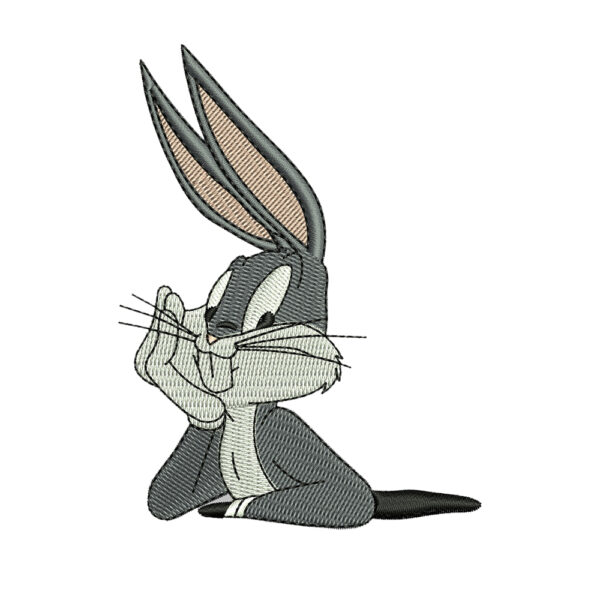 Bugs Bunny Cartoon Embroidery Design