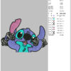 Lilo Cartoon Embroidery Design